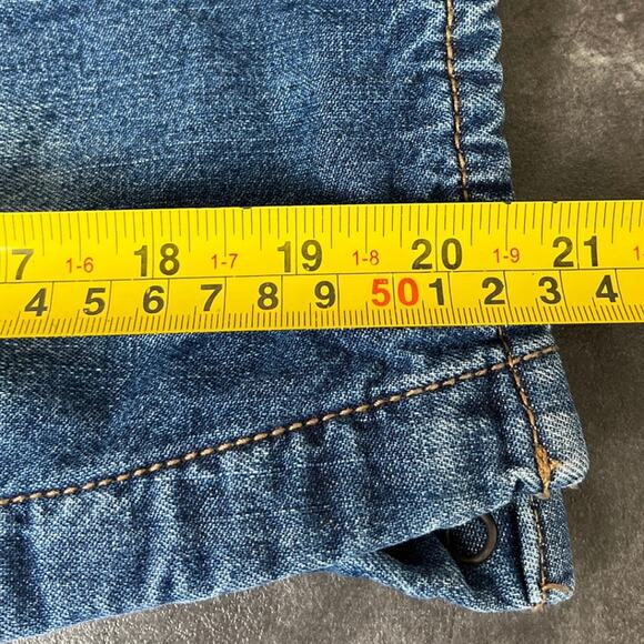 Vintage OshKosh Flannel Lined Denim Overalls 12M - Picture 7 of 8